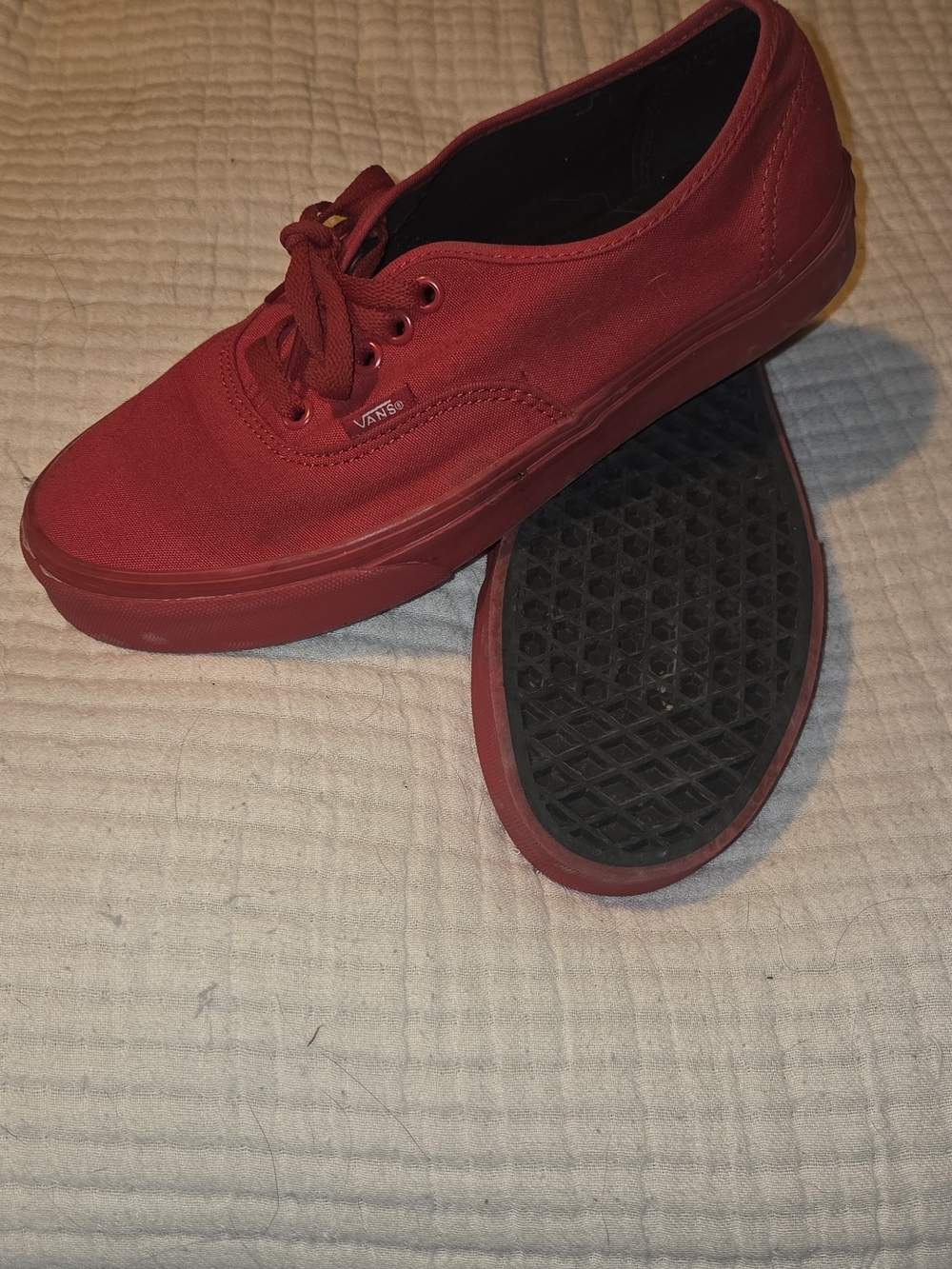 Vans Authentic Canvas Sneakers - Red